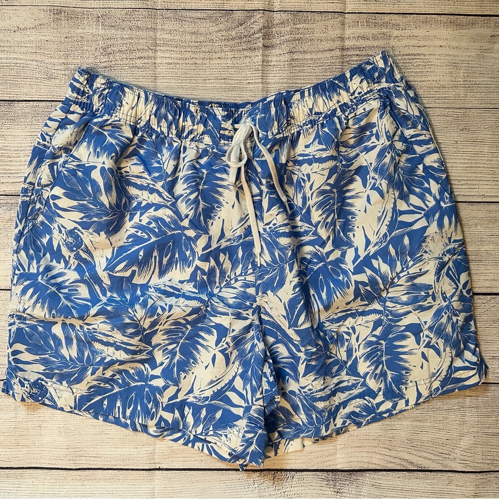 Men’s Columbia PFG Clearwater Shores Swim Shorts, Size Large
